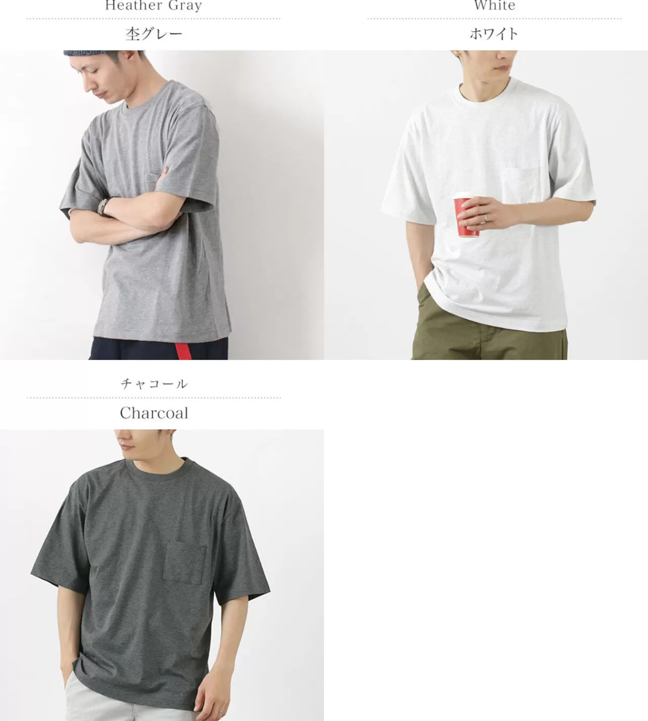 MOC T Short Sleeves>Crew Neck Pocket T-Shirts