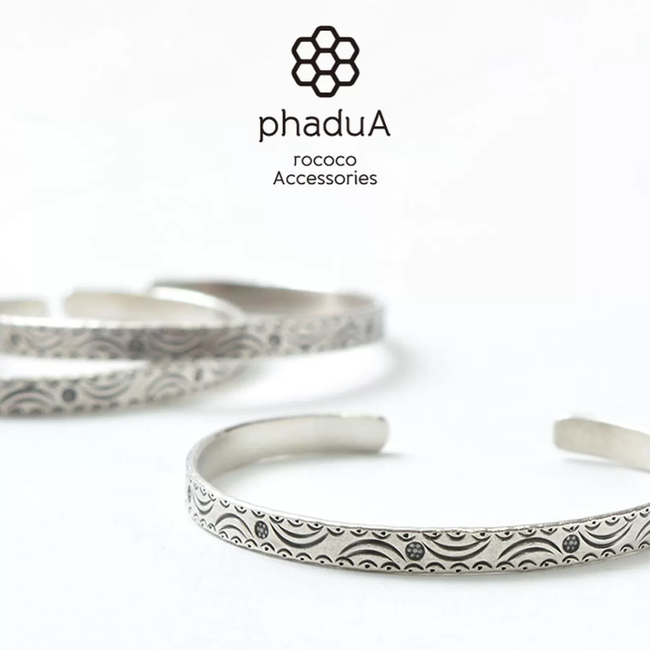 PHADUA Bracelets>Cullen Bangle/7919 Silver