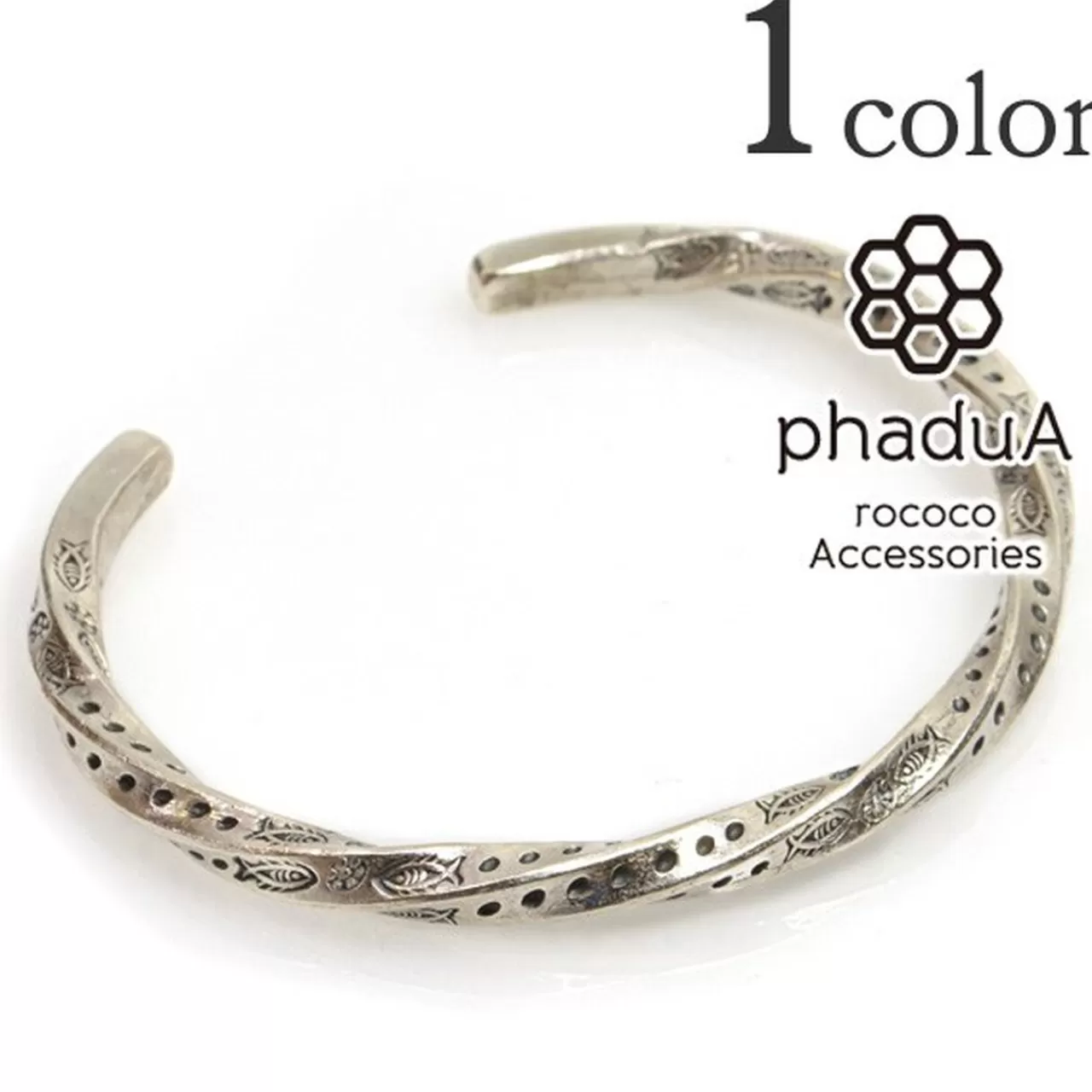 PHADUA Bracelets>Cullen Bangle/7921 Silver