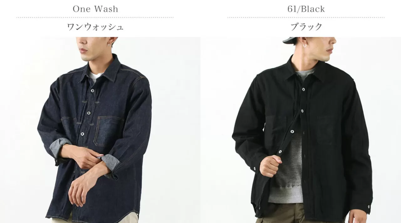 FOB FACTORY Long Sleeves>Denim Cole Minor Shirt