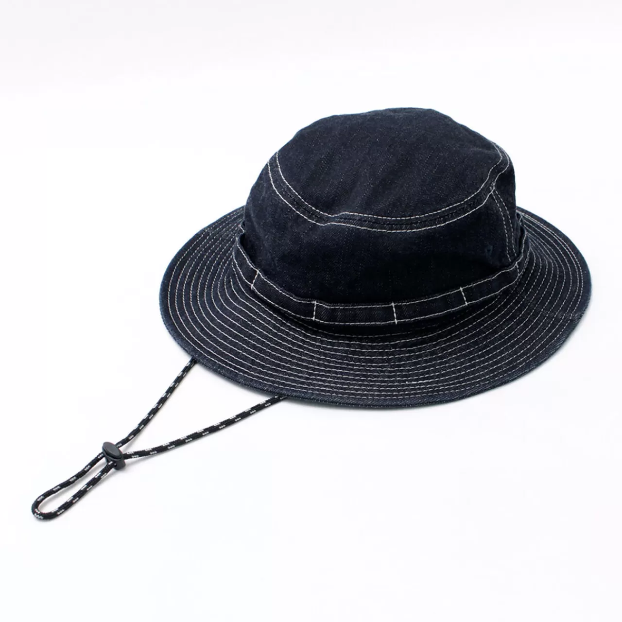 HIGHER Hats>Denim Field Hat Kinaristitch