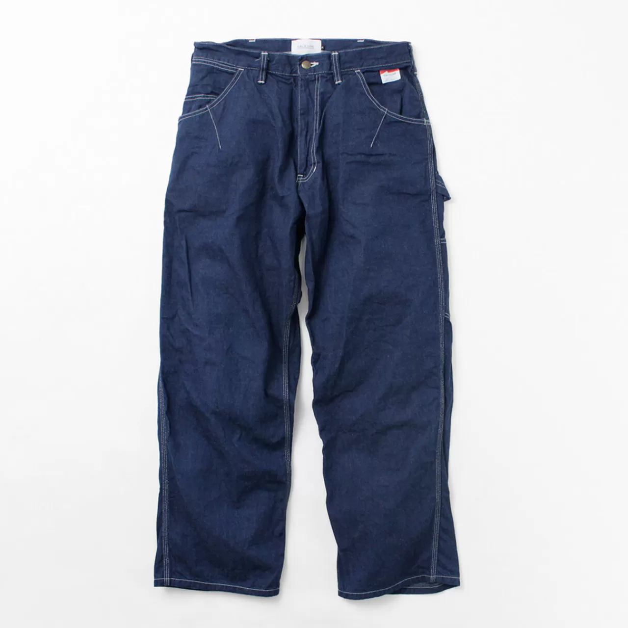 CAL O LINE Trousers>Denim Painter Pants Blue