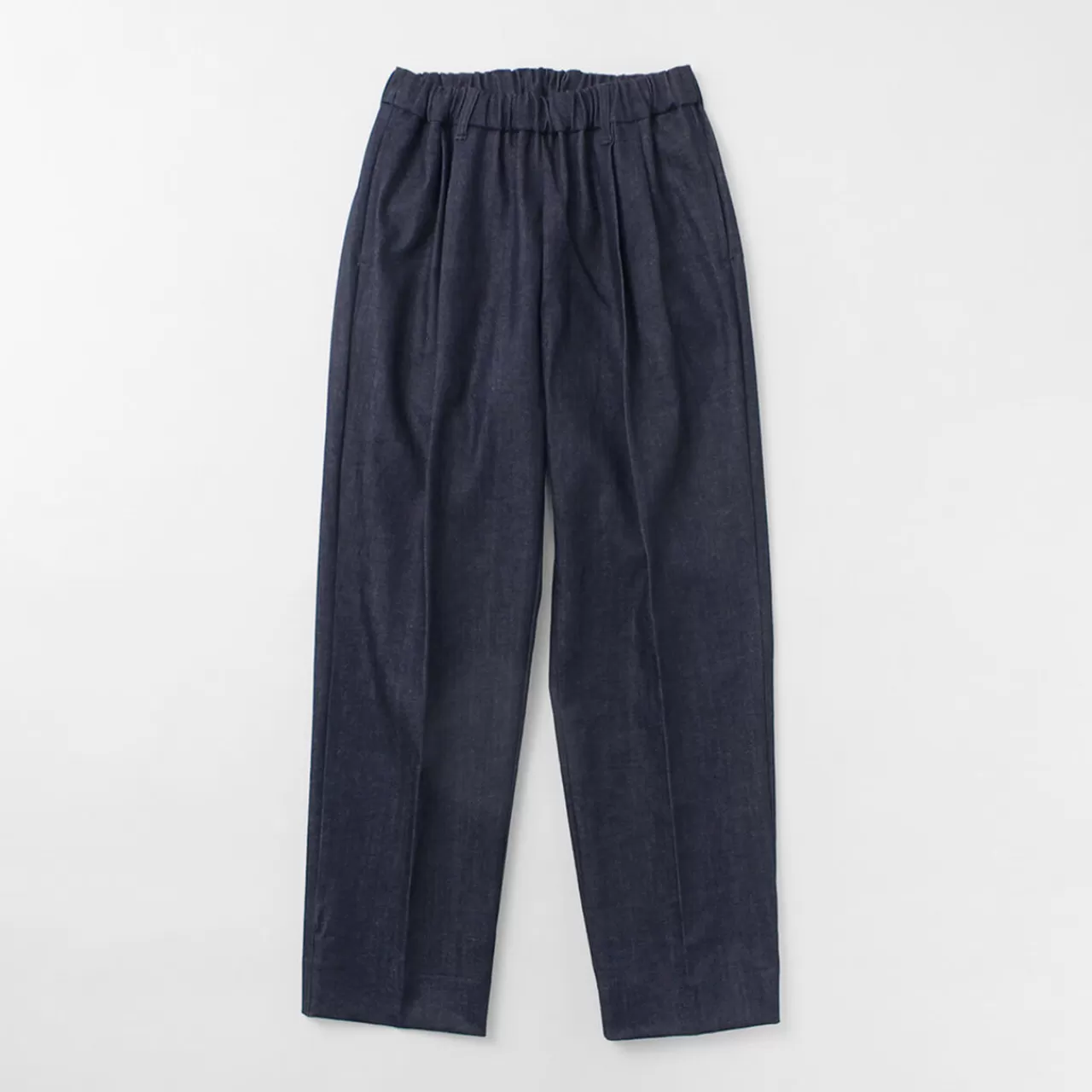 FLISTFIA Trousers>Denim Wide Tuck Trousers