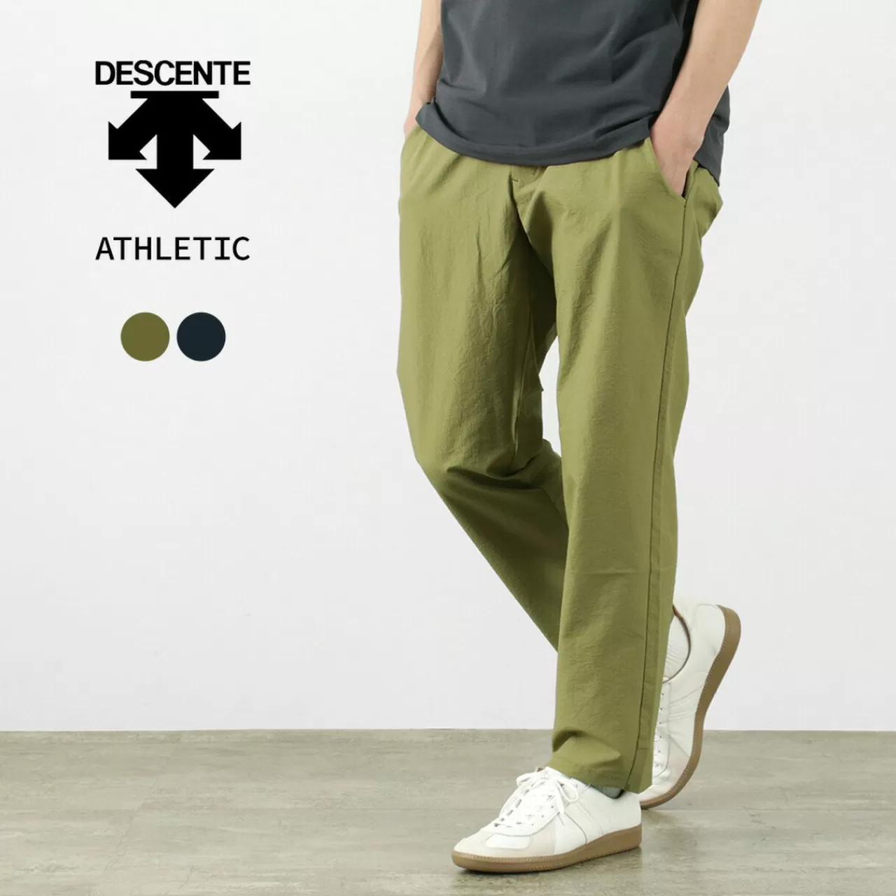 DESCENTE ATHLETIC Trousers>Dot Air Baggy Top Trousers