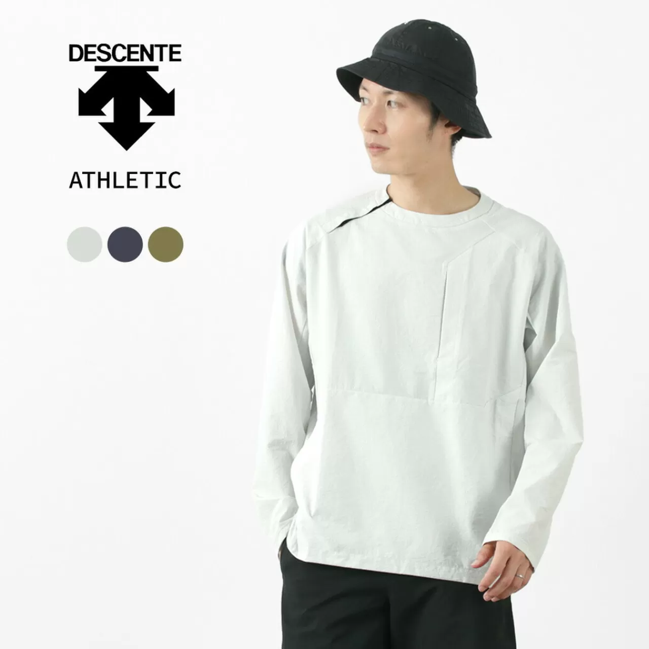 DESCENTE ATHLETIC Long Sleeves>Dotair Crewneck Pullover