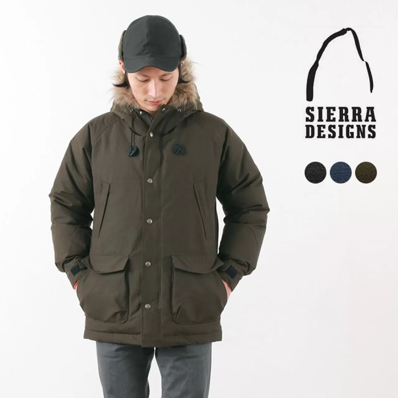 SIERRA DESIGNS Down Jackets>Down Fur Parka