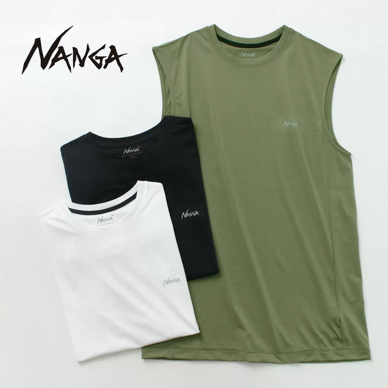 NANGA Sleeveless>Dry Base Layer No Sleeve Tee