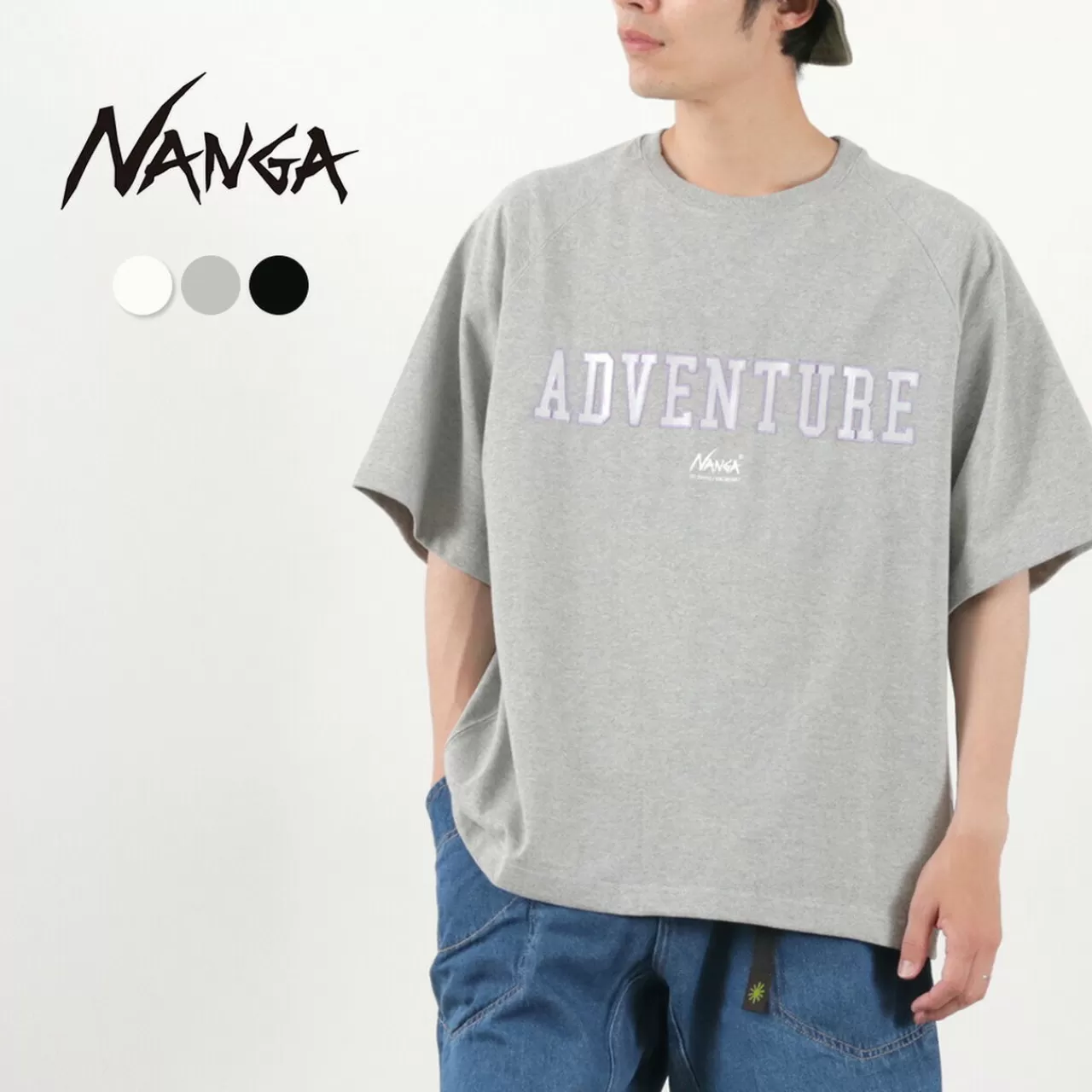 NANGA Short Sleeves>Eco Hybrid Adventure Loose Fit T-Shirt