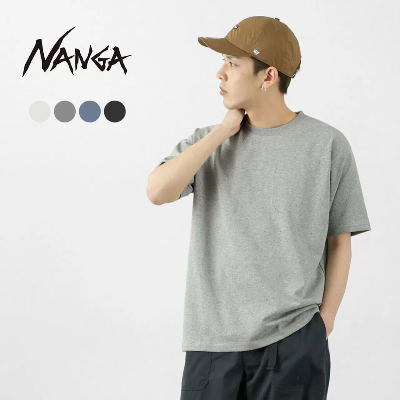 NANGA Short Sleeves>Eco Hybrid Daily T-Shirt