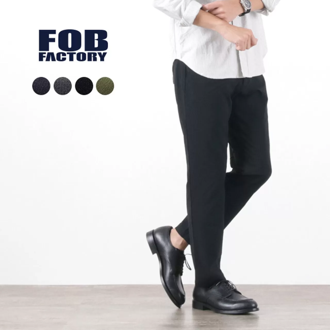 FOB FACTORY Trousers>F0455 Departures