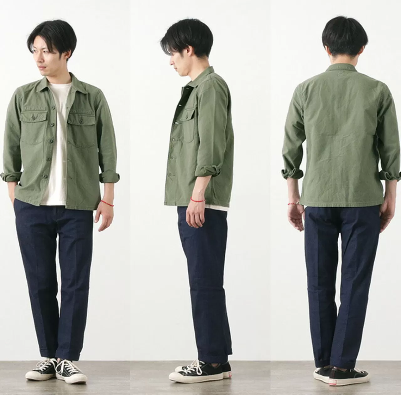 FOB FACTORY Trousers>F0481 Heritage Denim Trousers Onewash
