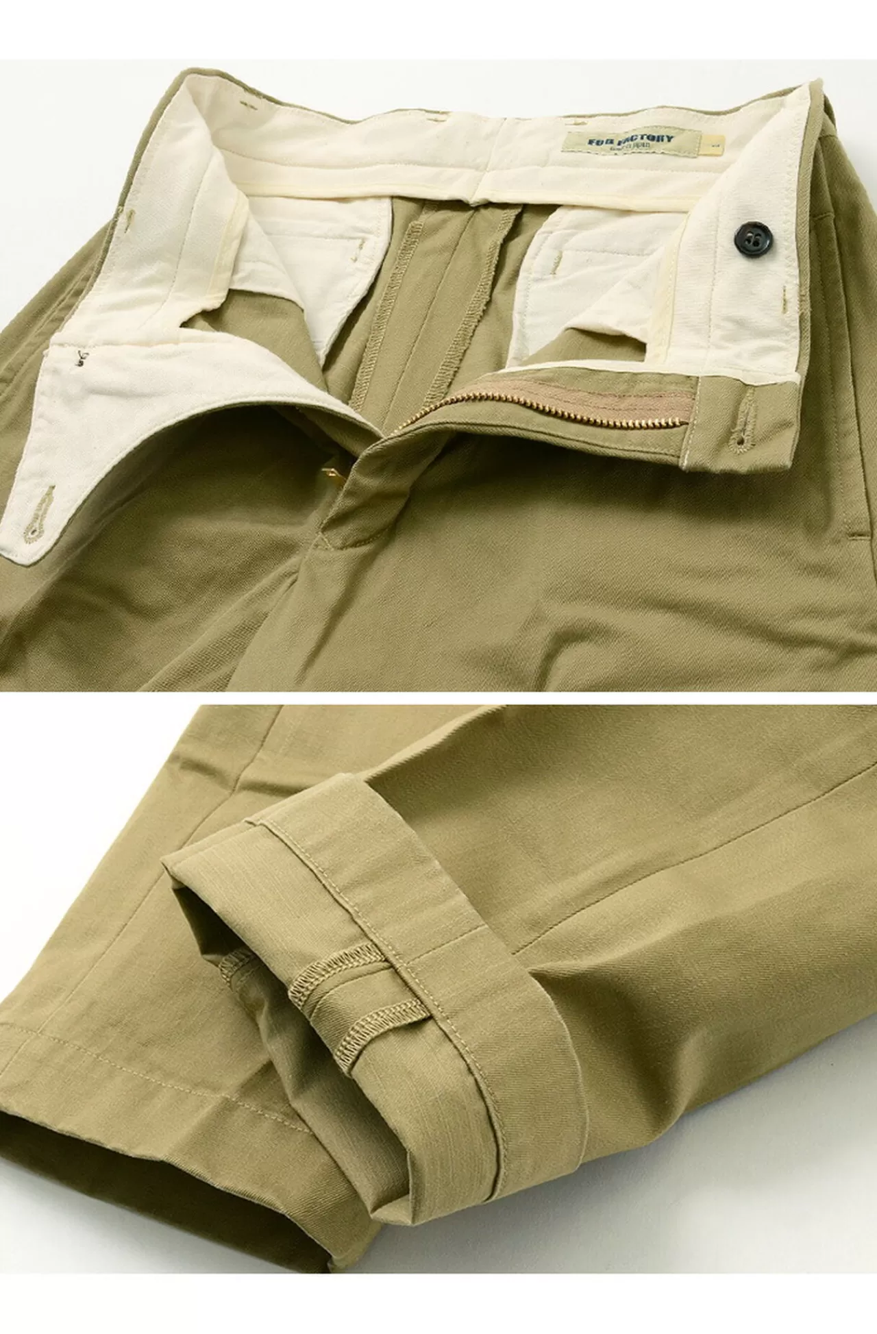 FOB FACTORY Trousers>F0482 Heritage Chino Trousers