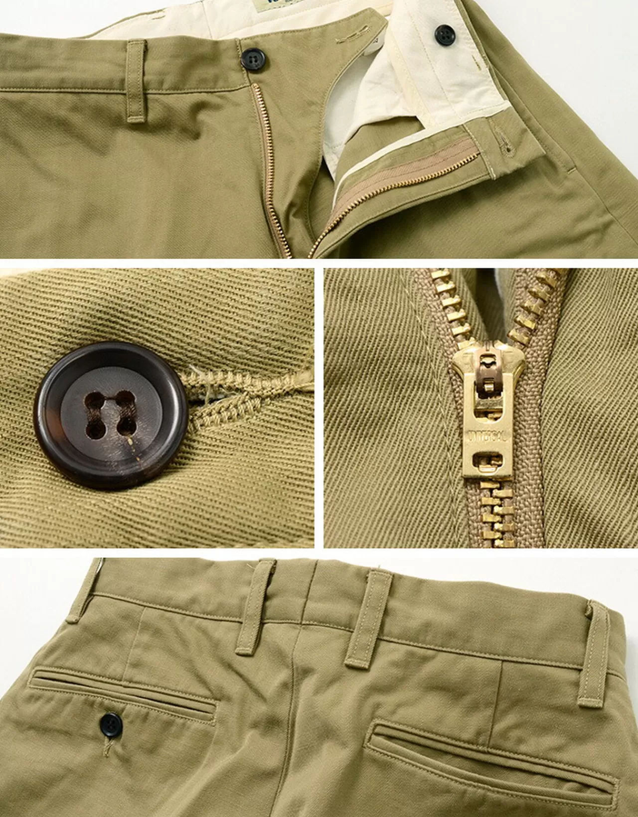 FOB FACTORY Trousers>F0482 Heritage Chino Trousers