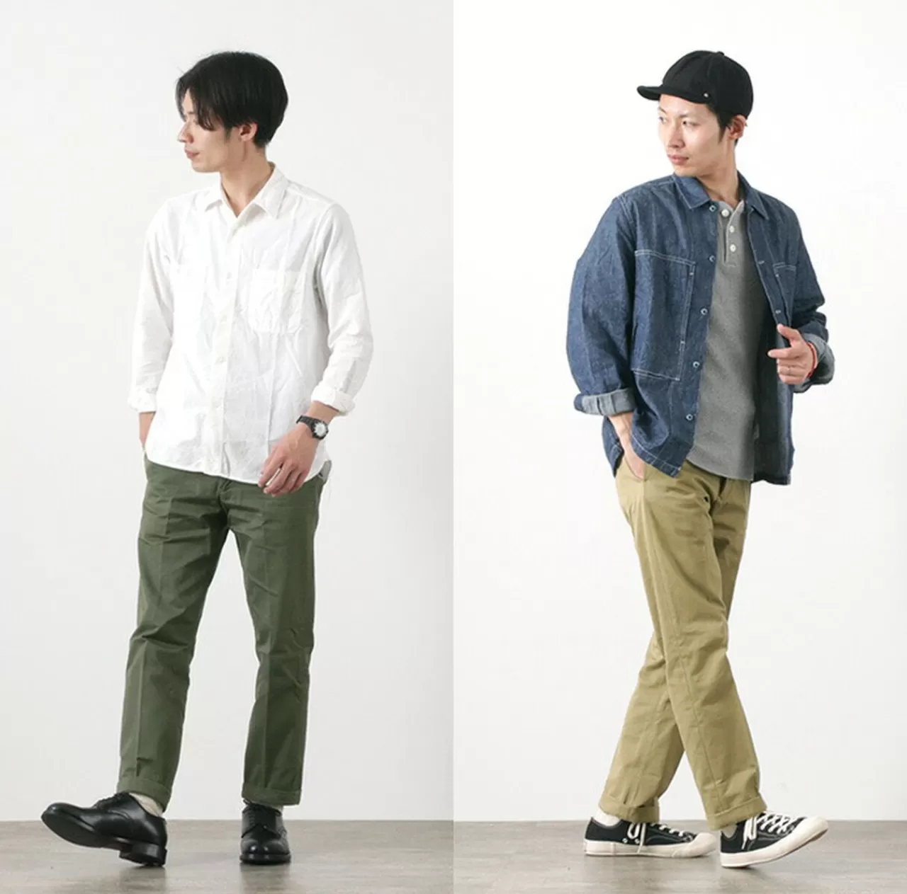 FOB FACTORY Trousers>F0482 Heritage Chino Trousers