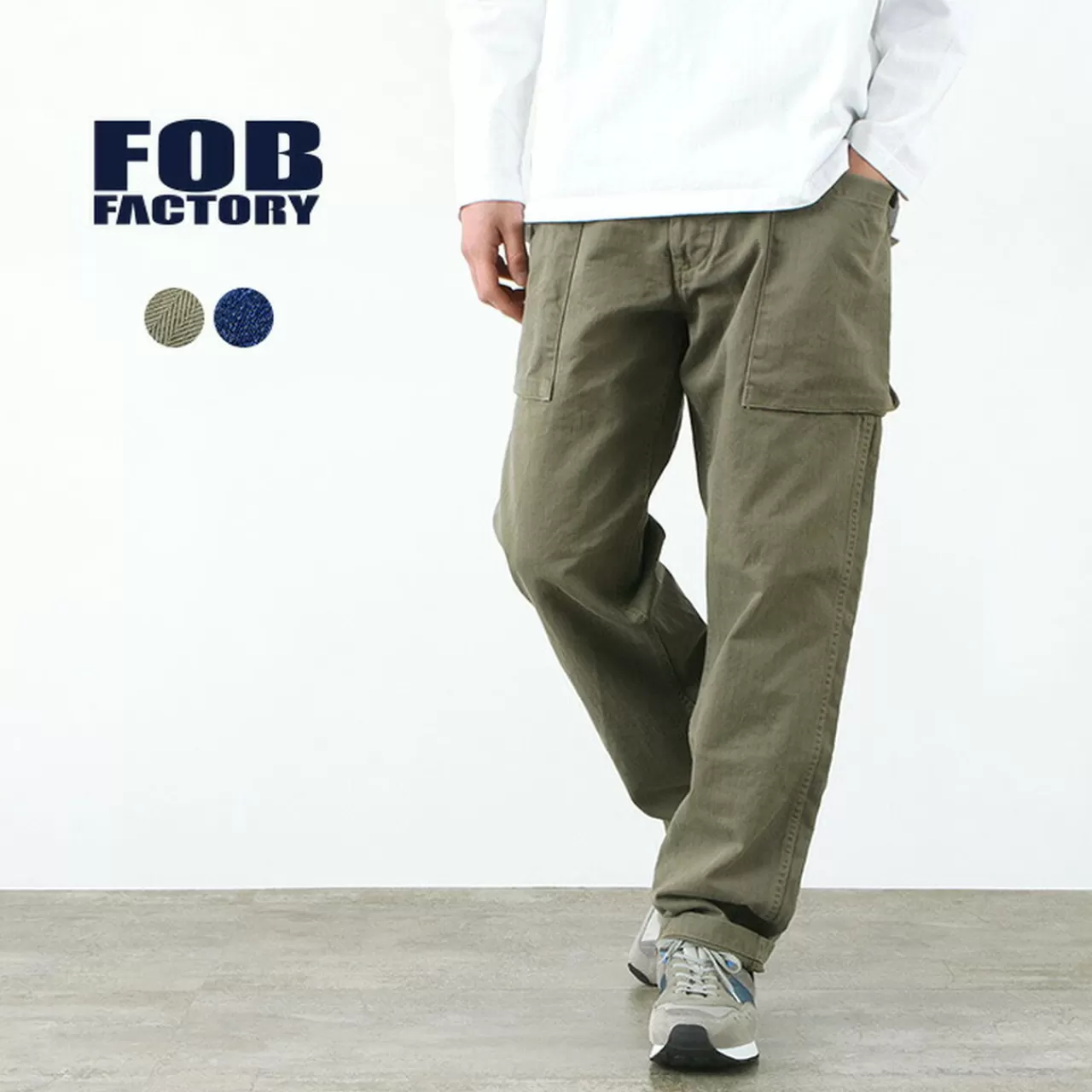 FOB FACTORY Trousers>F0495 M-44 Monkey Trousers