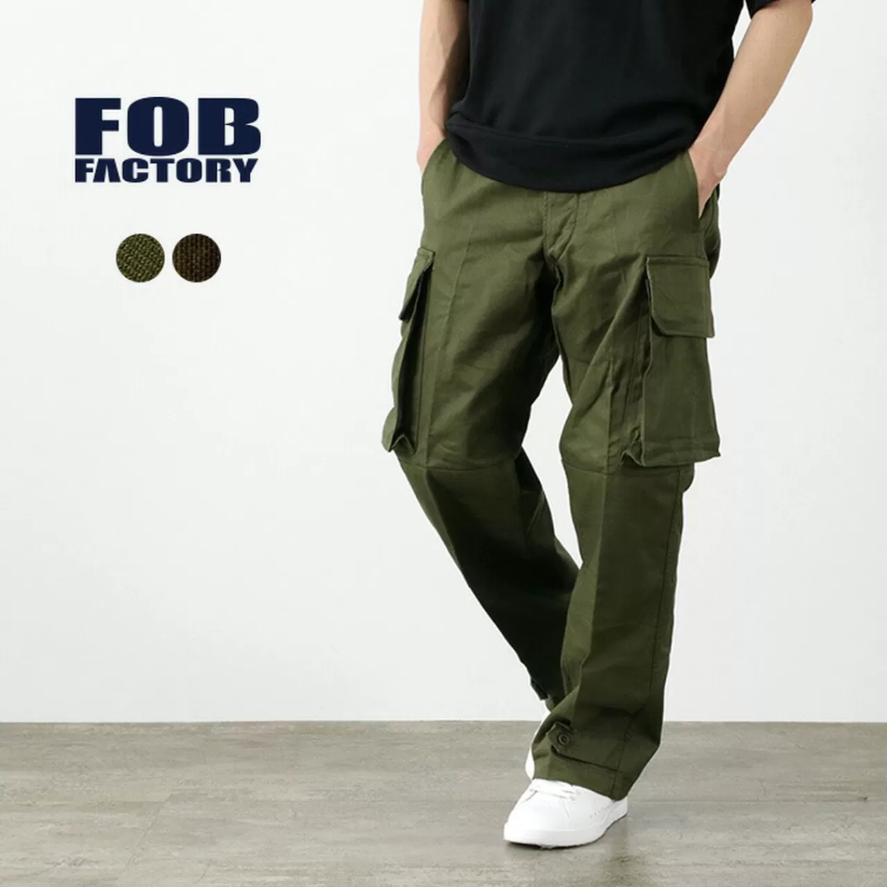 FOB FACTORY Trousers>F0504 M-47 French Cargo