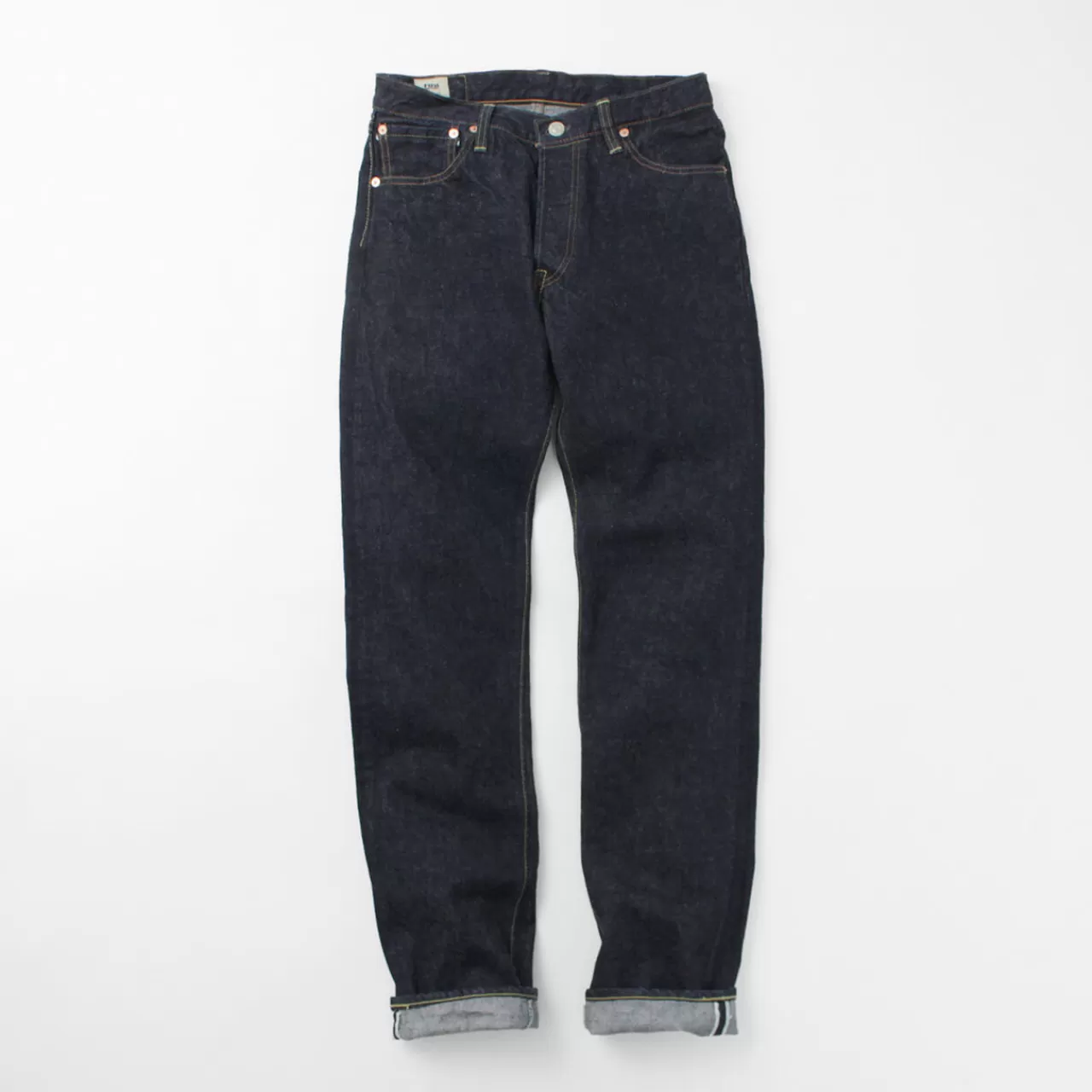 FOB FACTORY Trousers>F151-23 5P Selvage Jeans Onewashed