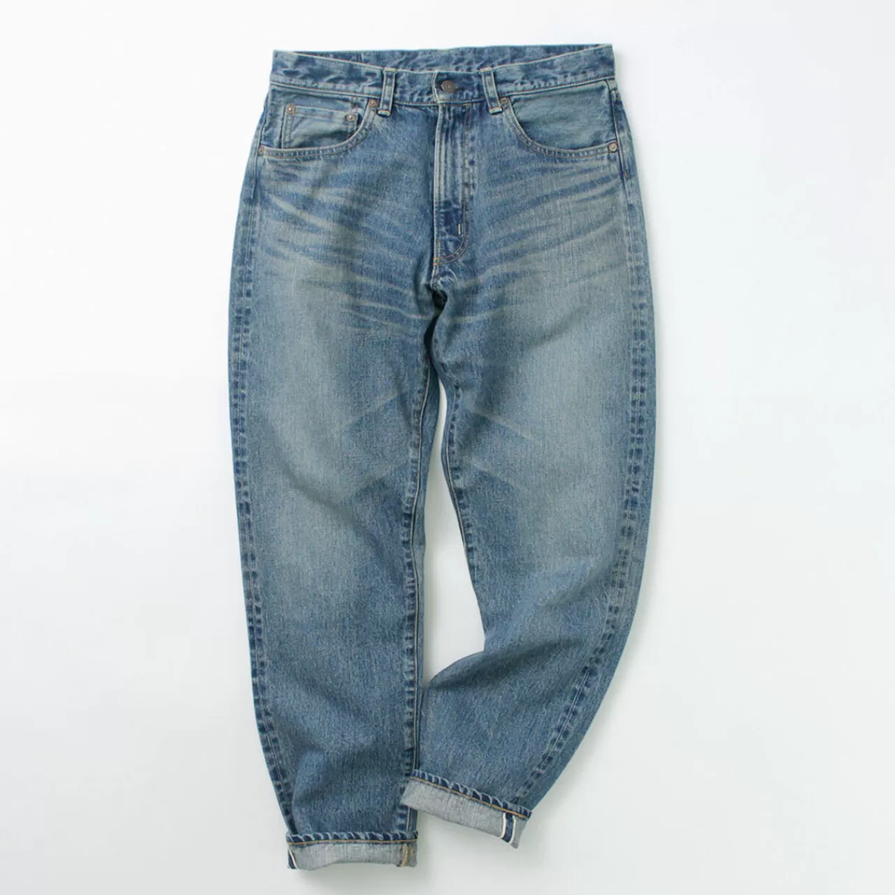 FOB FACTORY Trousers>F160 Selvic 66 Denim 5-Pocket Used