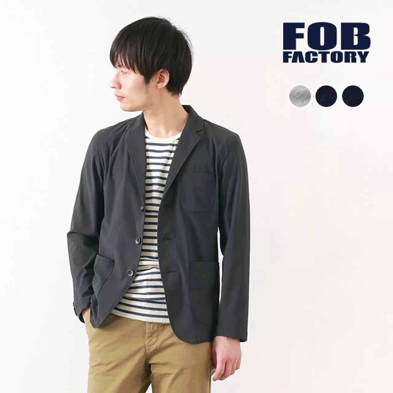 FOB FACTORY Jackets>F2364 Departure Jacket