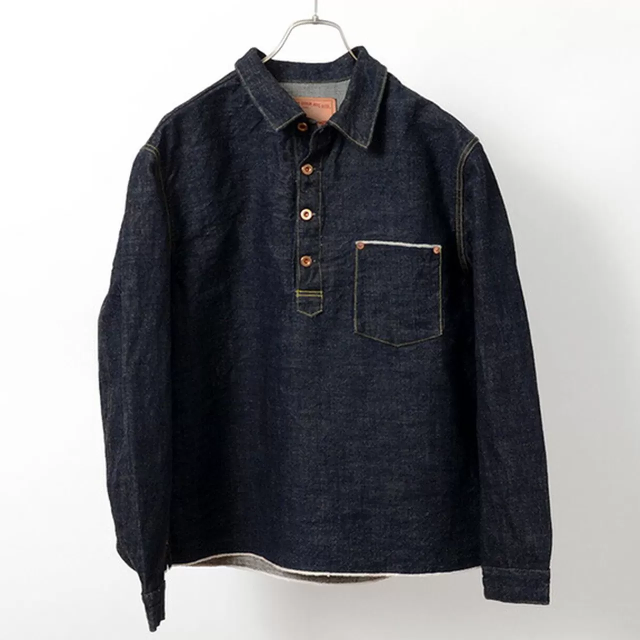 FOB FACTORY Jackets>F2384 Denim Pullover Jacket