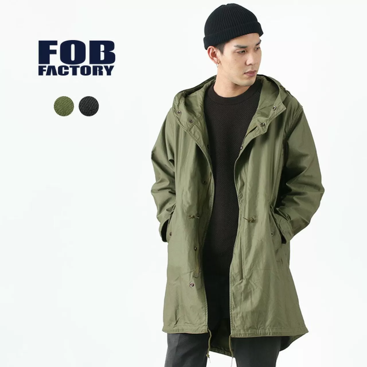 FOB FACTORY Coats>F2402 M-51 Parka Shell