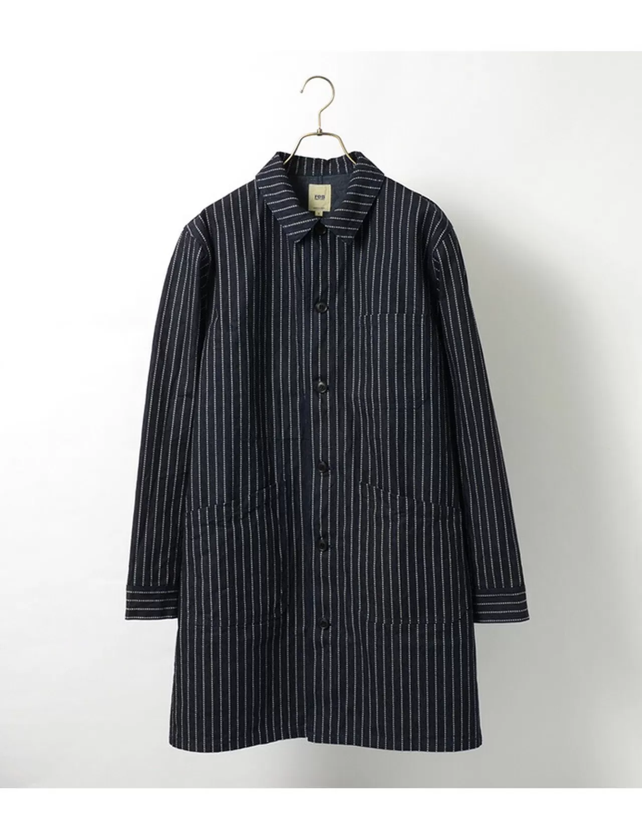 FOB FACTORY Coats>F2408 French Denim Coat/Wovash Wabash