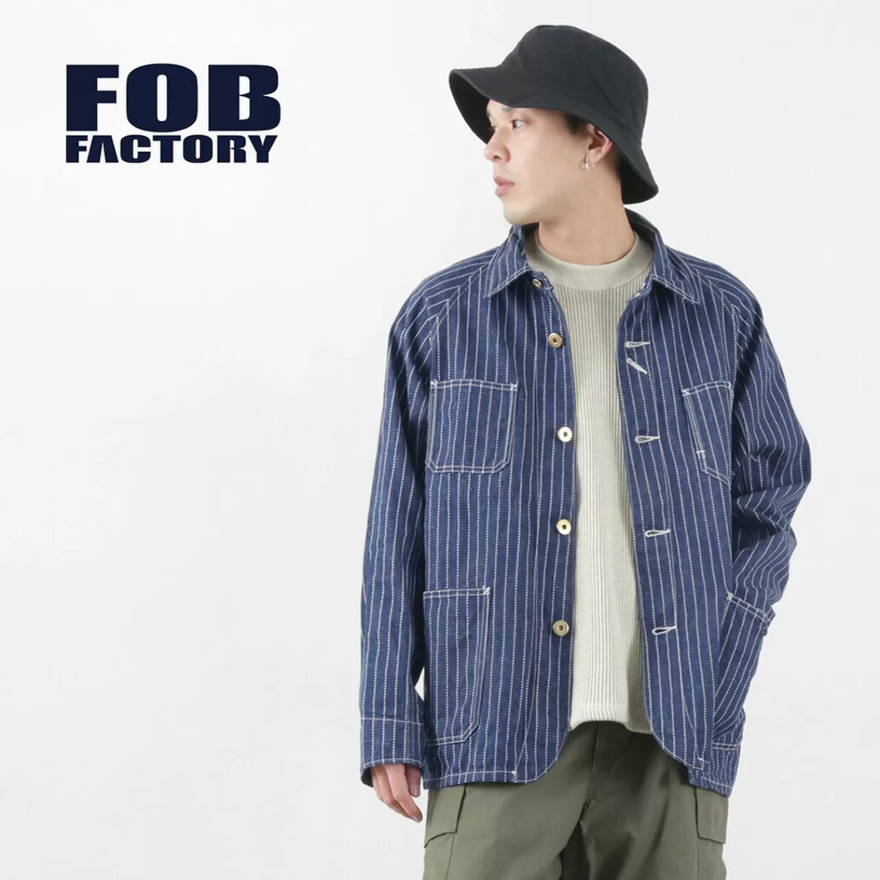 FOB FACTORY Jackets>F2410 Coverall Wabash