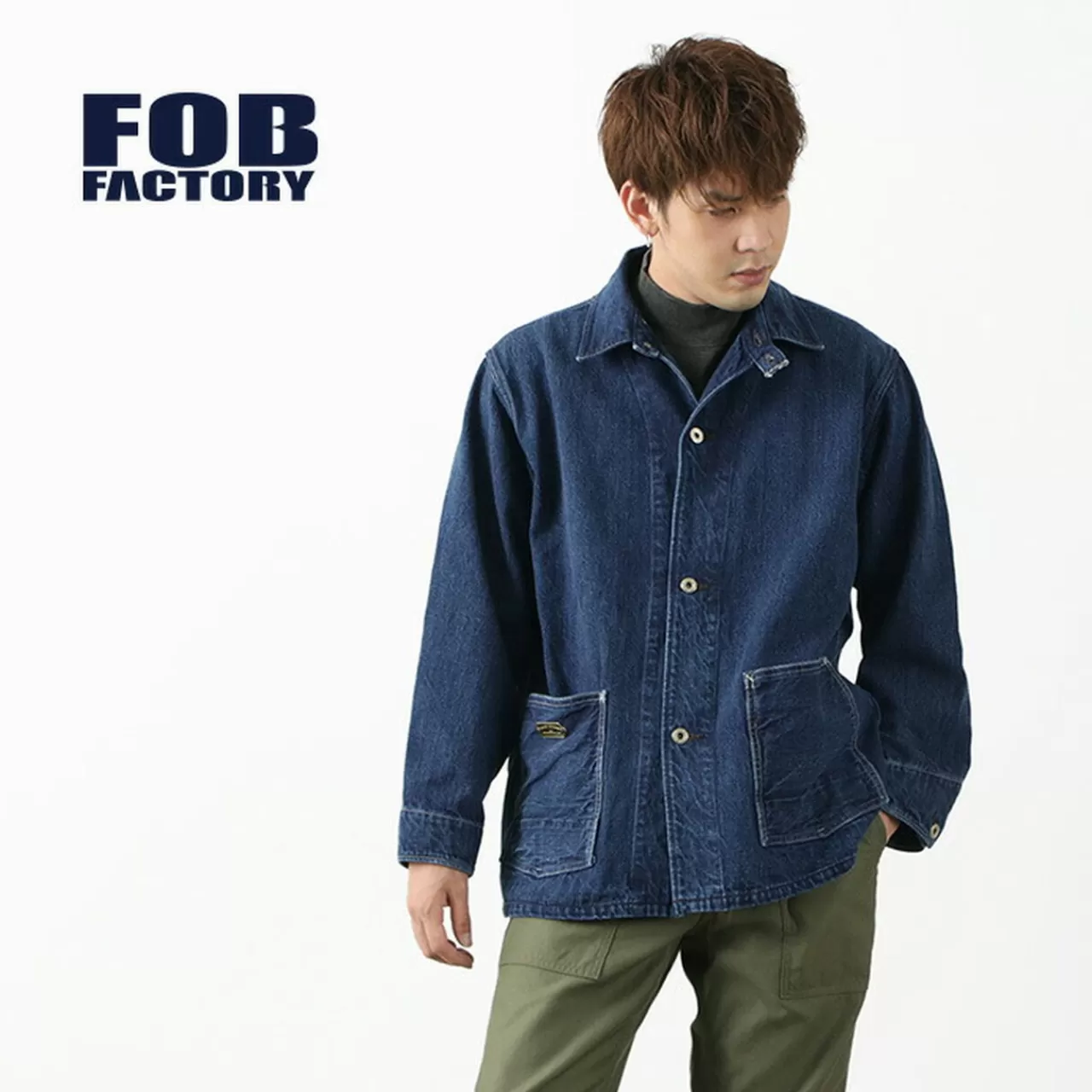 FOB FACTORY Jackets>F2417Ww2 Denim Coverall Used