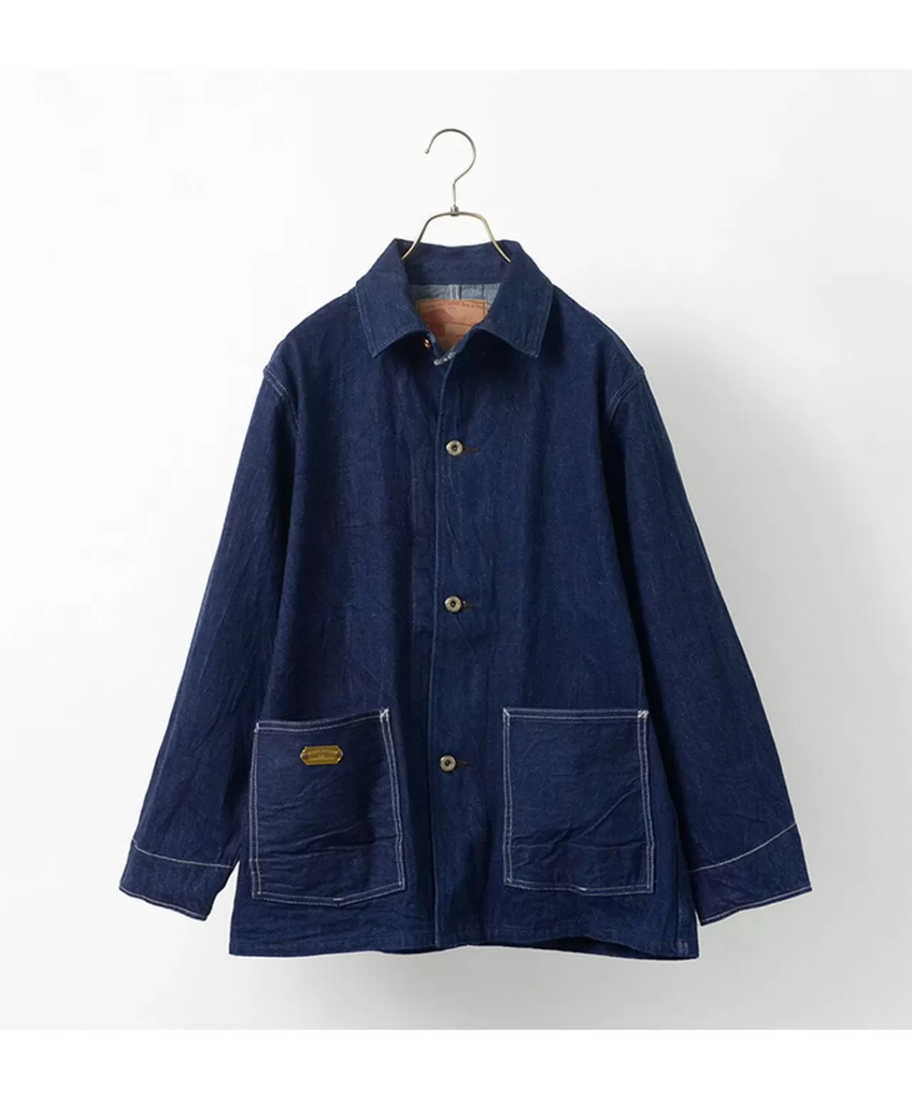 FOB FACTORY Jackets>F2417Ww2 Denim Coveralls Onewash