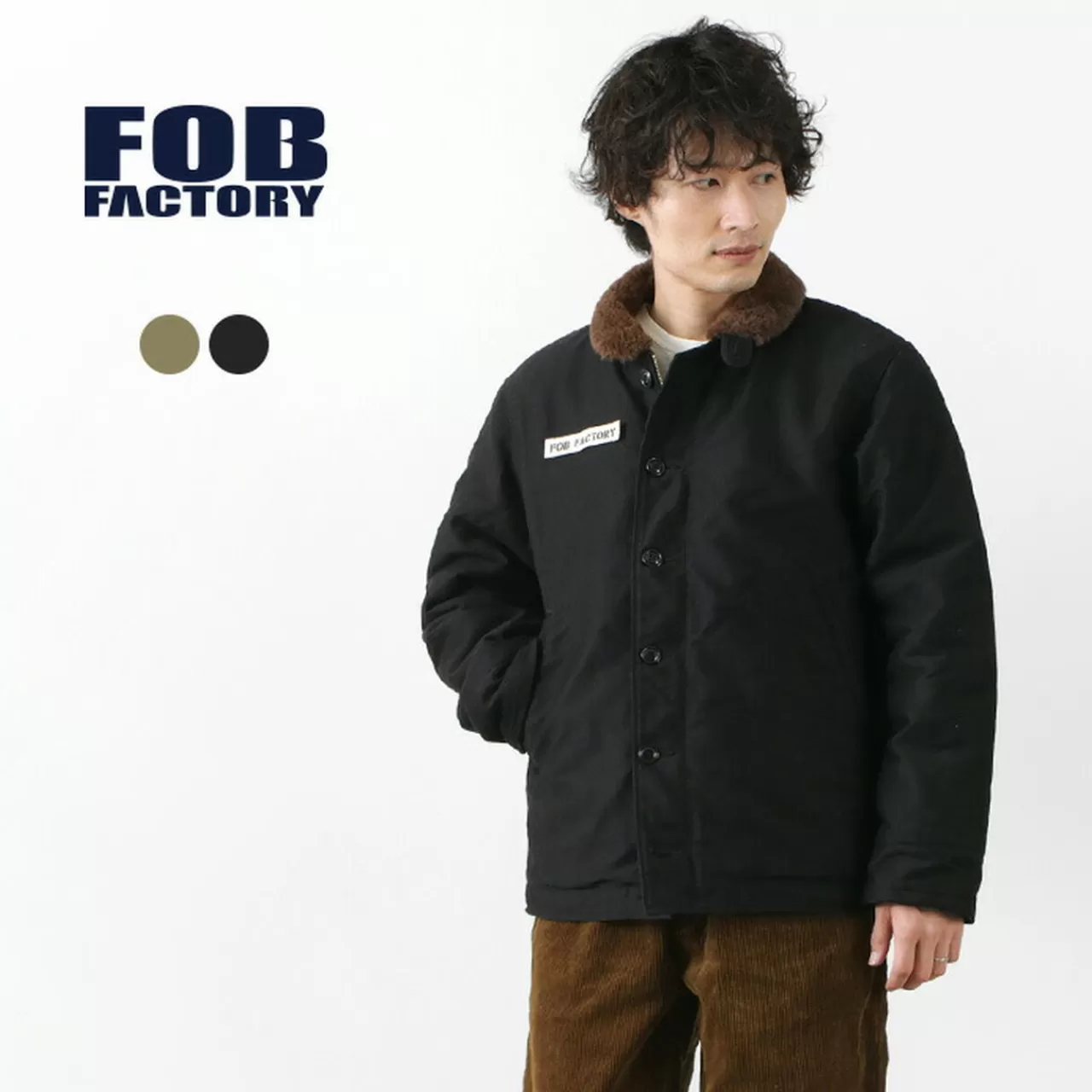 FOB FACTORY Jackets>F2421 N-1 Deck Jacket