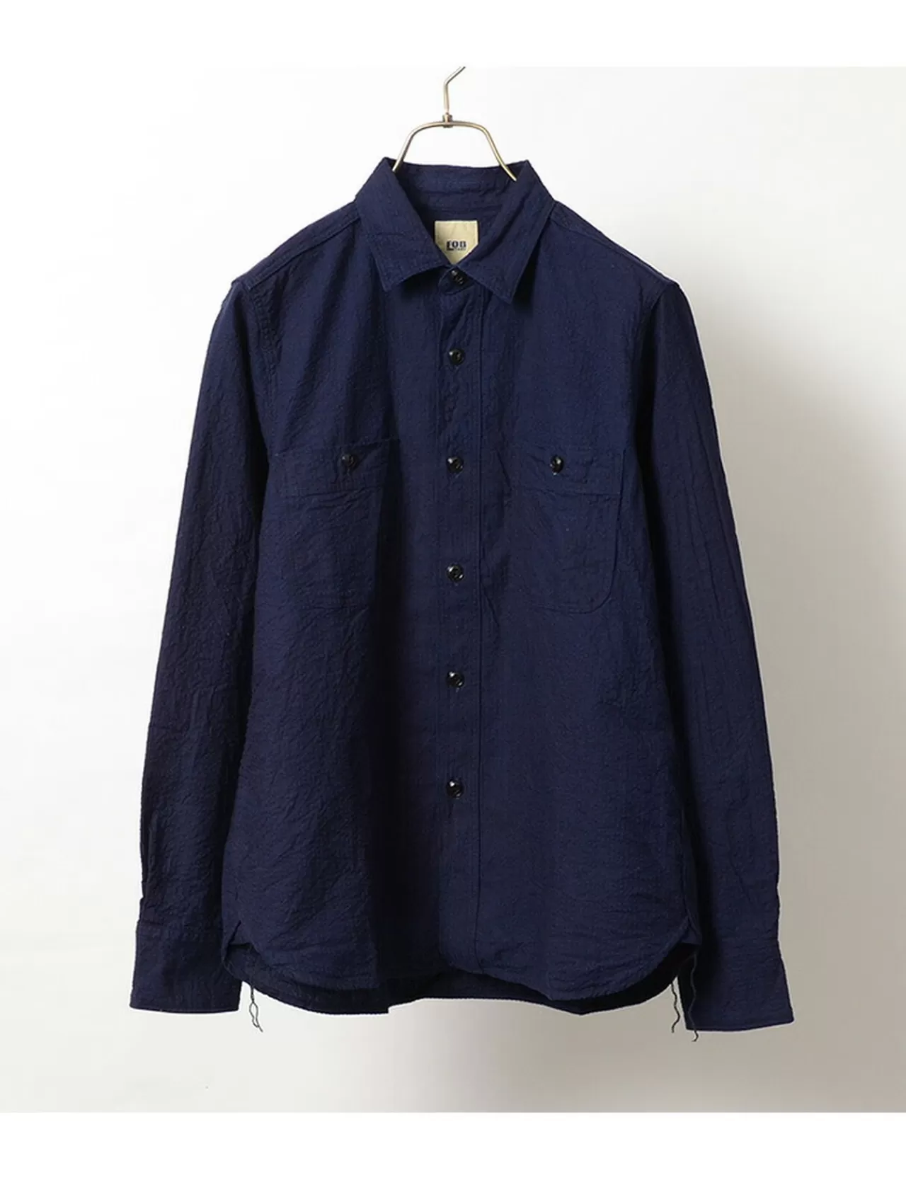 FOB FACTORY Long Sleeves>F3446 Id Work Shirt Indigo