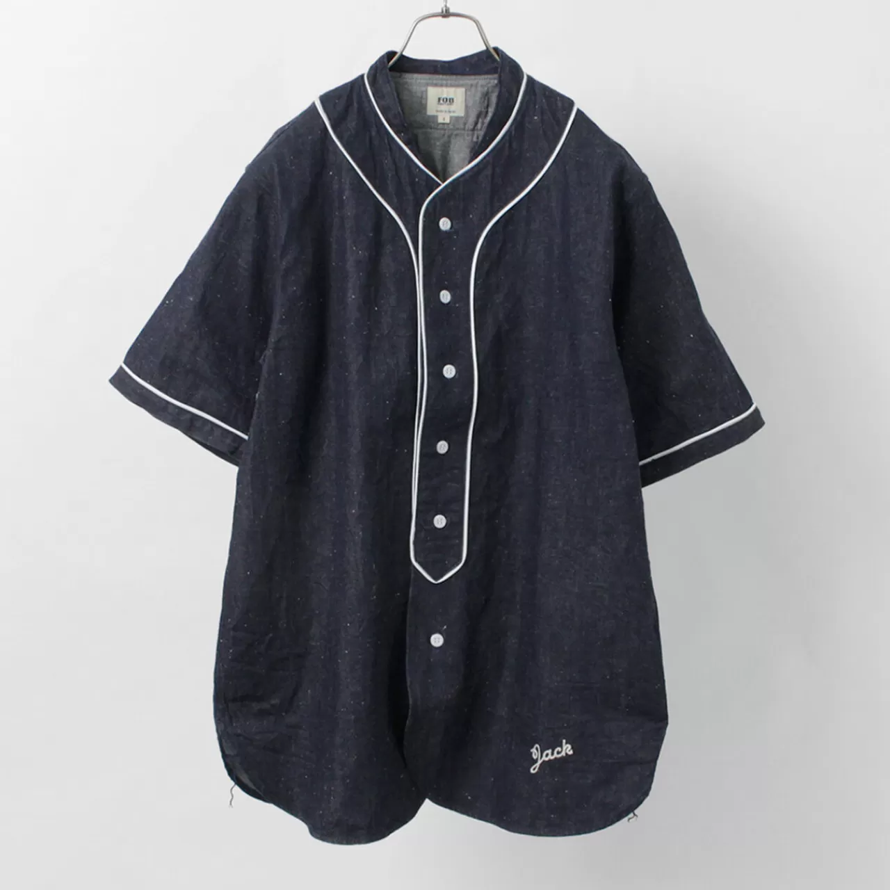 FOB FACTORY Short Sleeves>F3490 Baseball Shirt