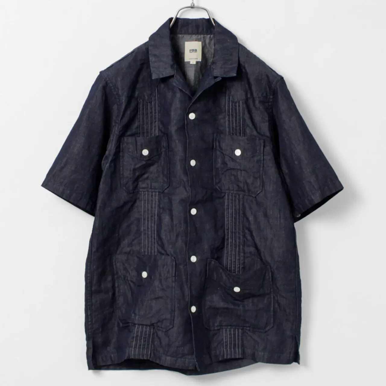 FOB FACTORY Short Sleeves>F3491 Cuba Shirt