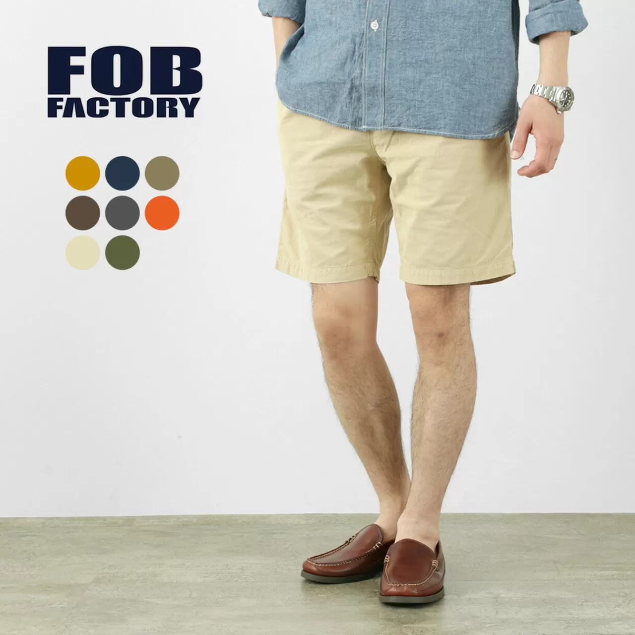 FOB FACTORY Shorts>F4167 Sicilia Shorts