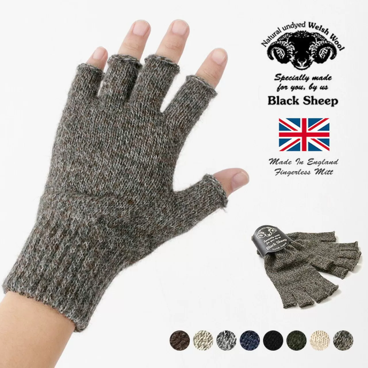 BLACK SHEEP Gloves>Fingerless Knit Gloves