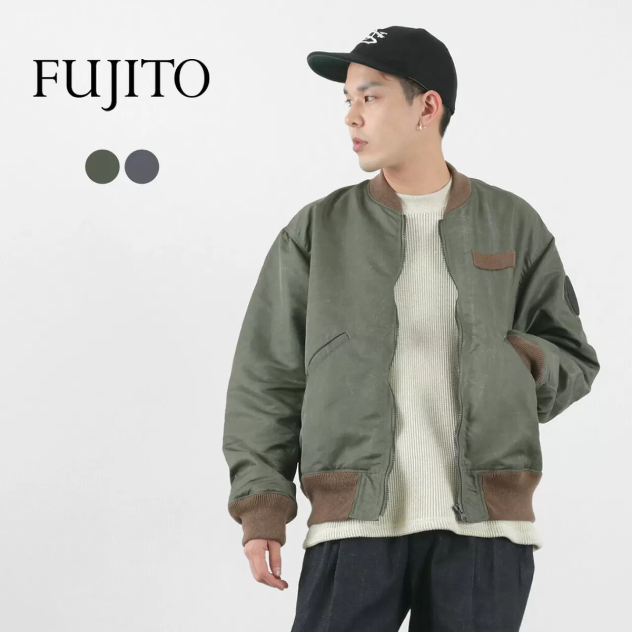 FUJITO Jackets>Flight Jacket