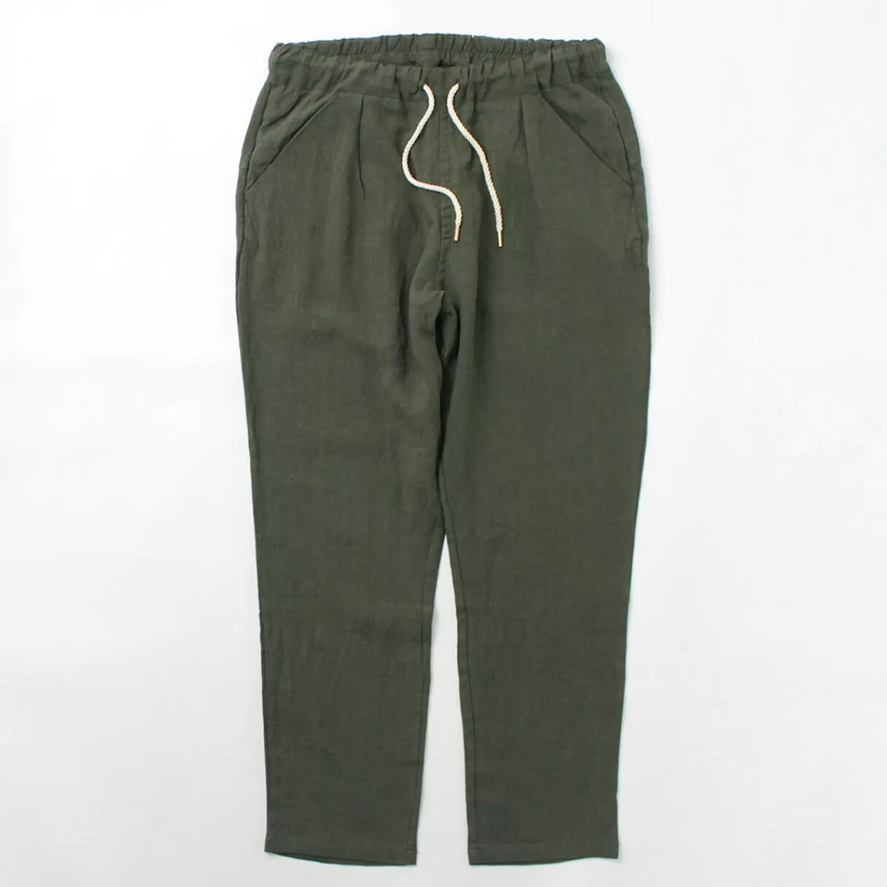 RE MADE IN TOKYO JAPAN Trousers>French Linen Tucked Pants