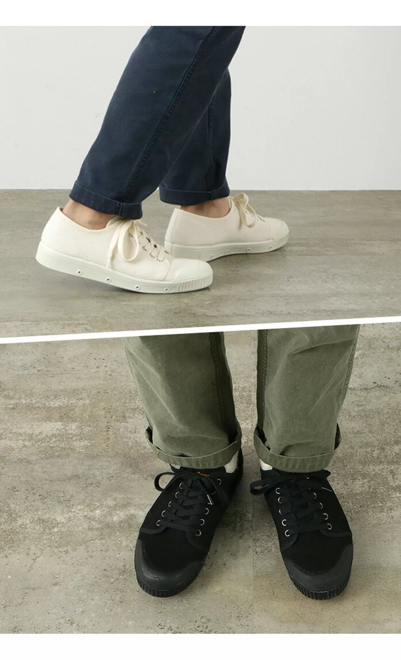 SPRING COURT Sneakers>G2 Low Cut Vintage Heavy Twill Sneakers