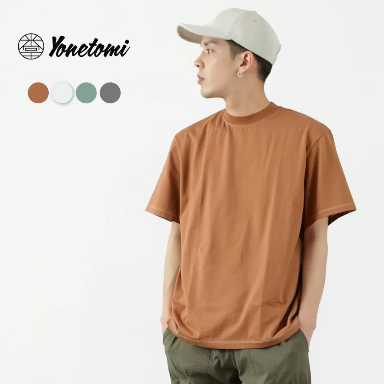 YONETOMI NEW BASIC Short Sleeves>Garment Dye Pack Tee