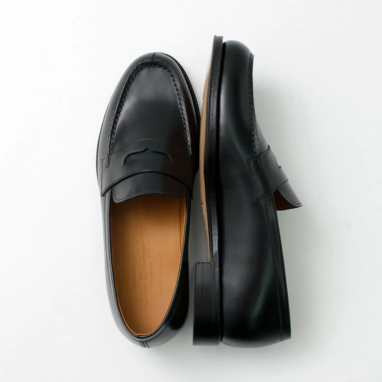 Haku Clothing Boots>Garuda Coin Loafers Black