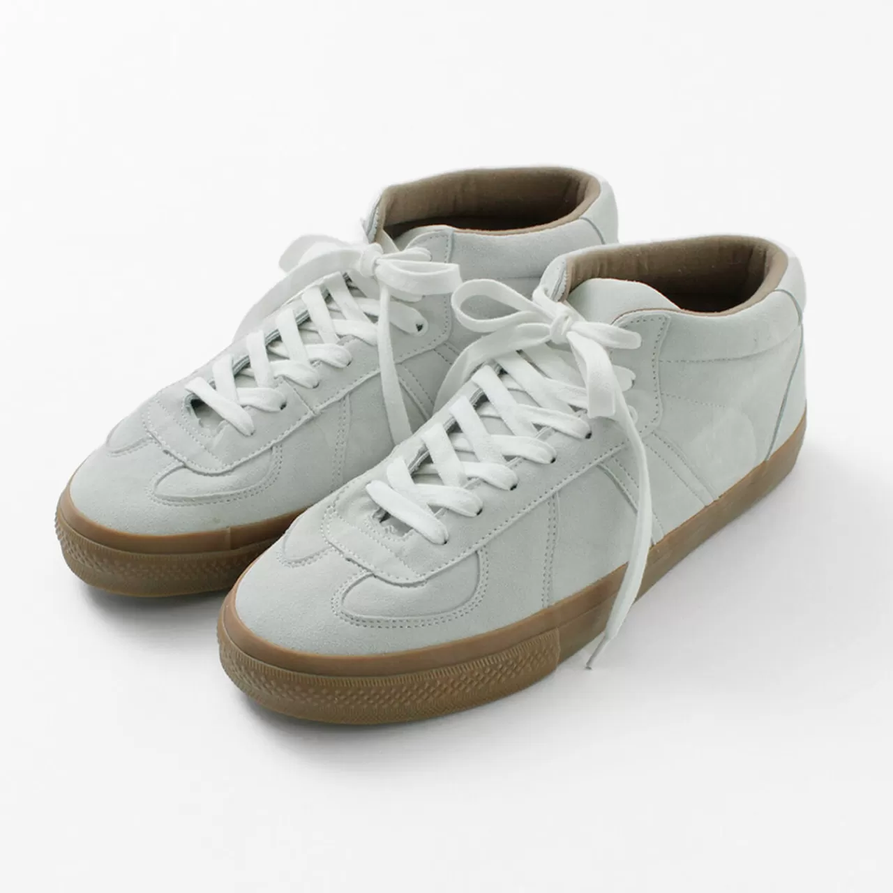 REPRODUCTION OF FOUND Sneakers>German Military Trainers Half Cut Shrink Leather Sneaker