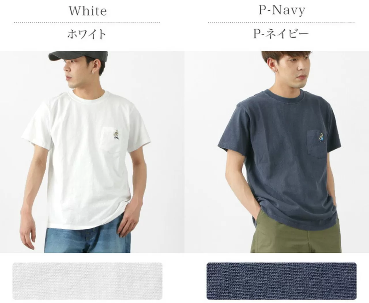 GOOD ON Short Sleeves>Go Boy Hanging" Embroidery Short Sleeve Pocket