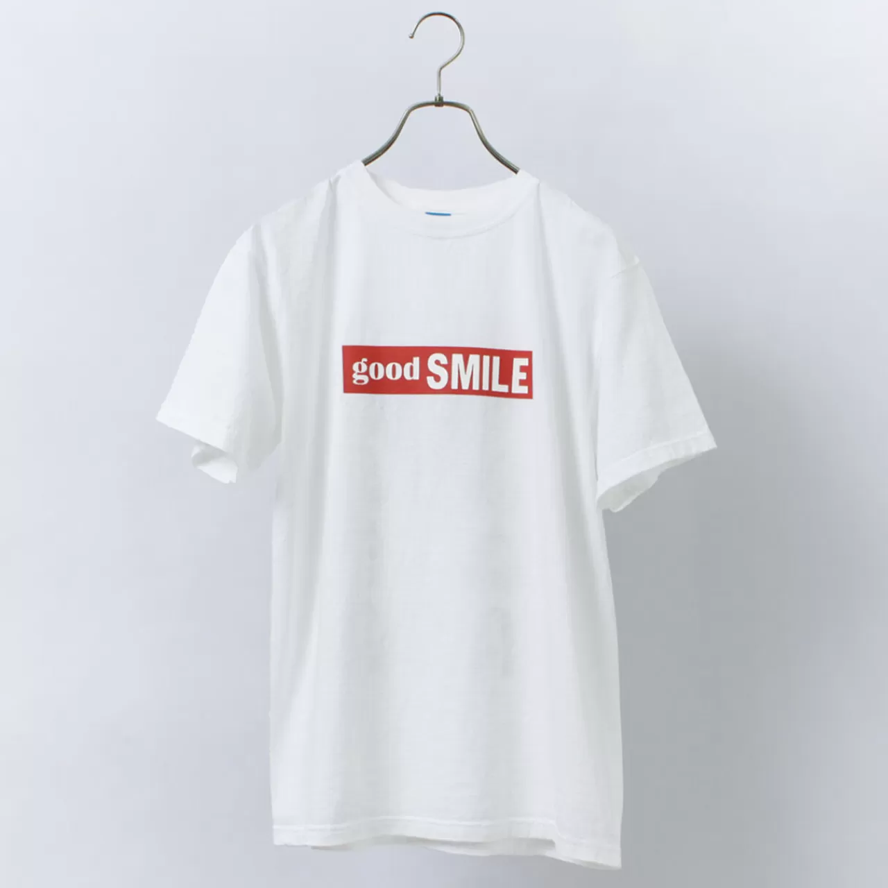 GOOD ON Short Sleeves>Good Smile T-Shirt White