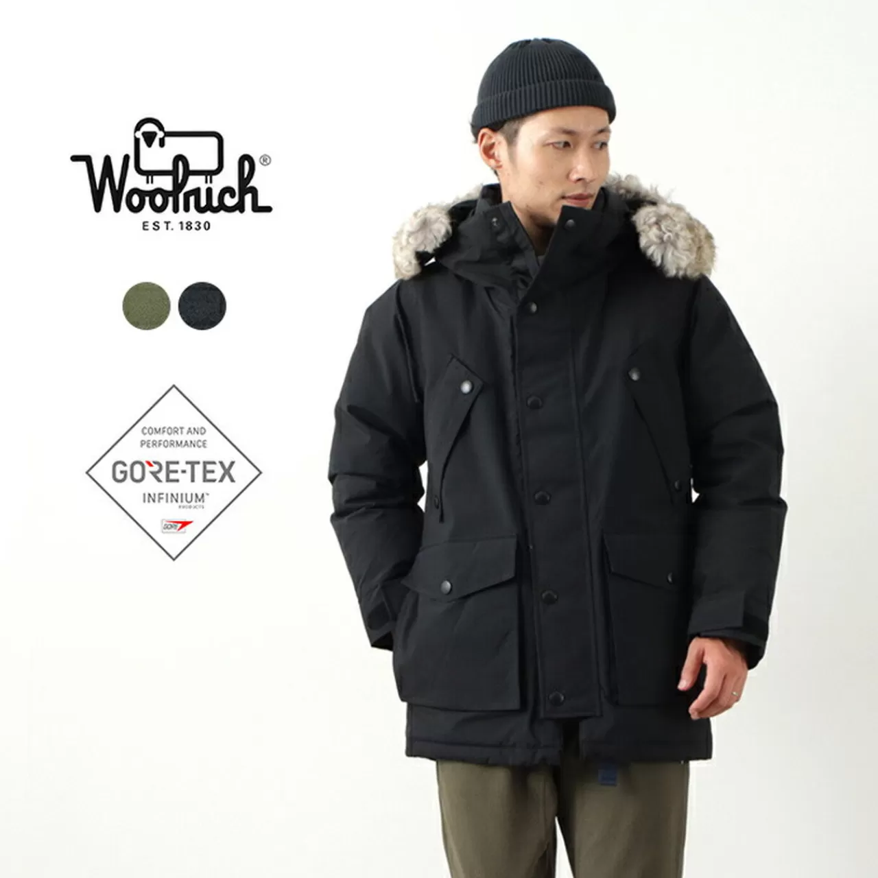 WOOLRICH Down Jackets>Gore-Tex Arctec Down Parka