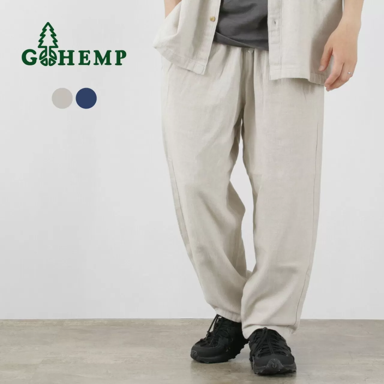 GOHEMP Trousers>Greenhill Pants Hemp Cotton Broken Twill