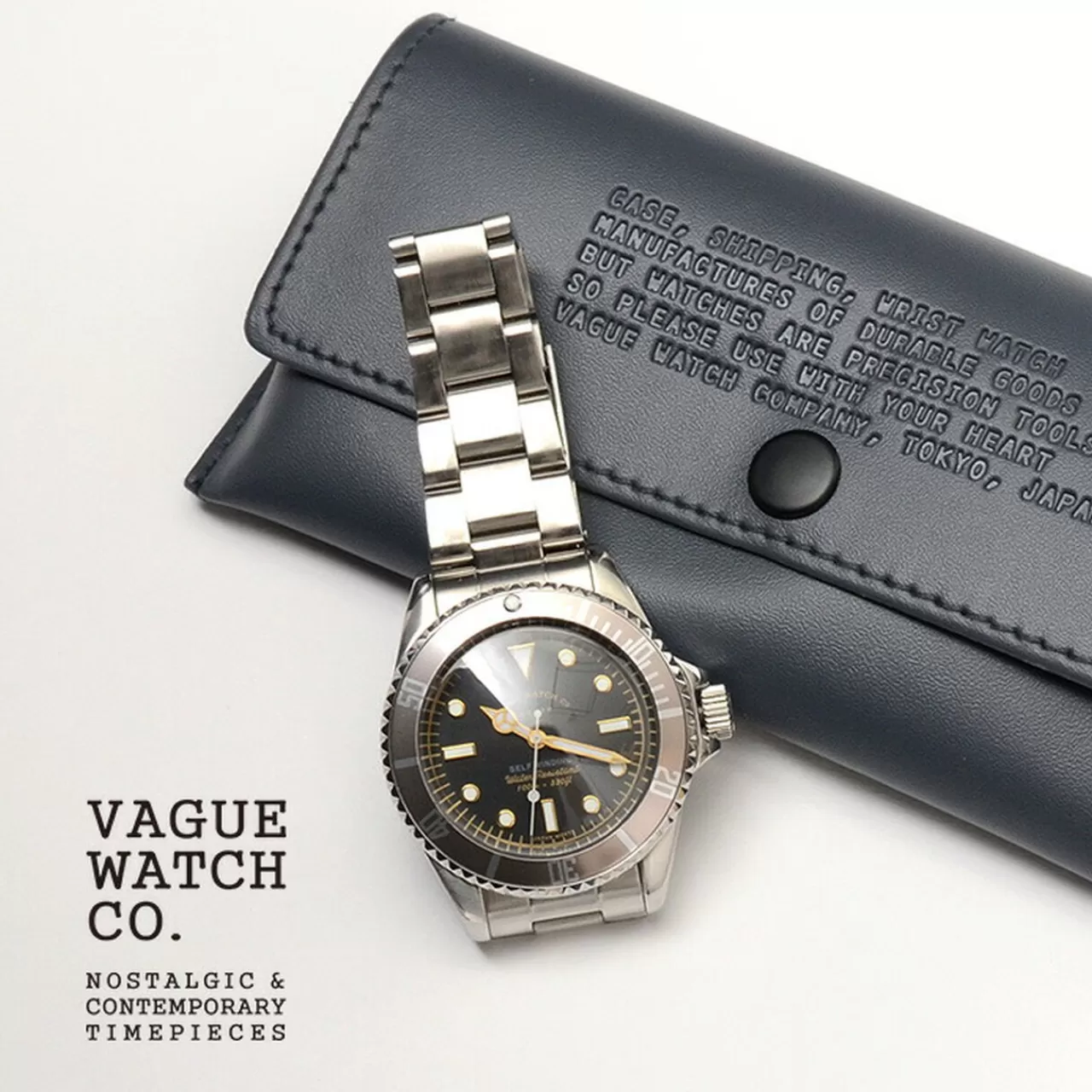 VAGUE WATCH Co. Watches>Grey Fade Silver