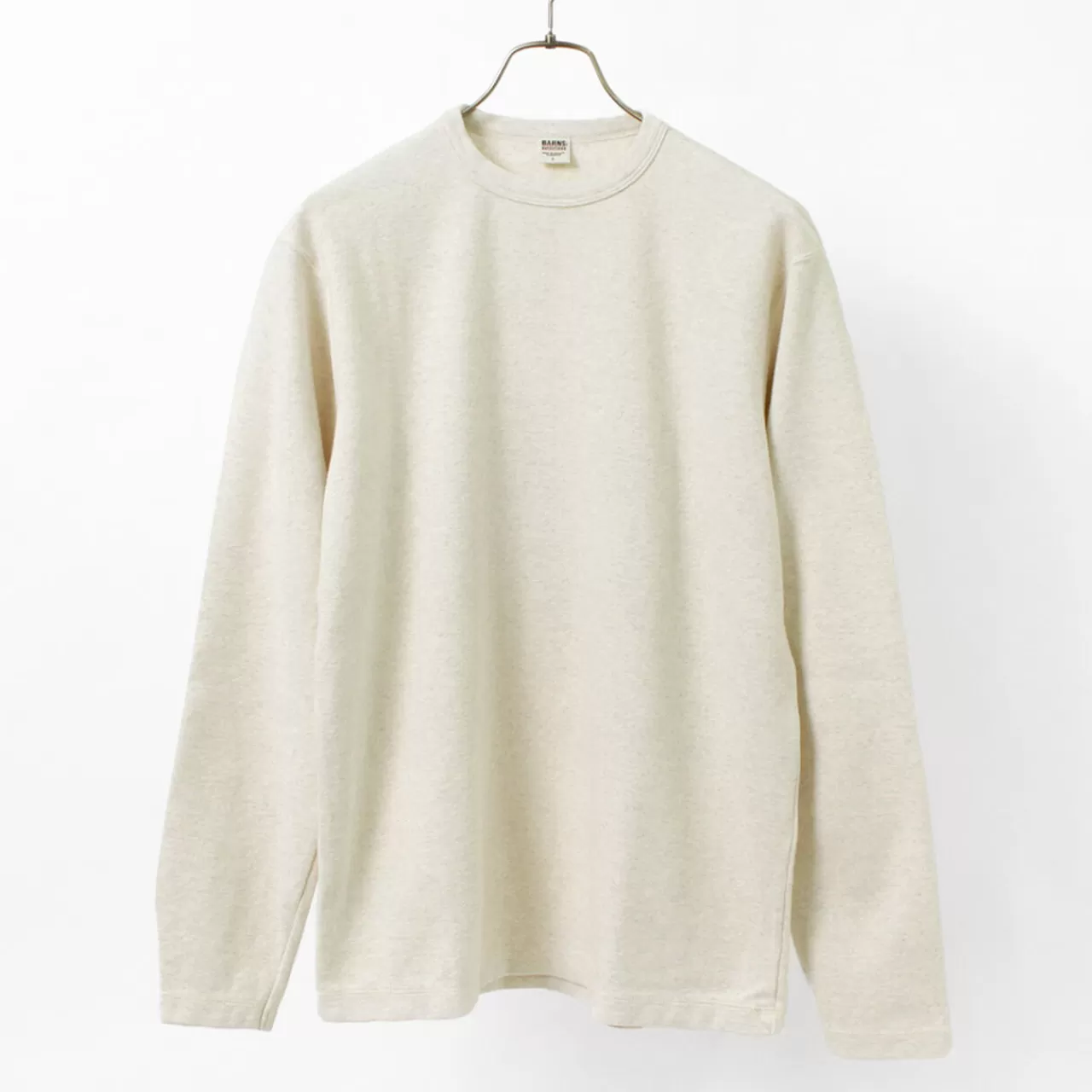 BARNS Long Sleeves>Heavy Spun Milled Fabric Long Sleeve T-Shirt