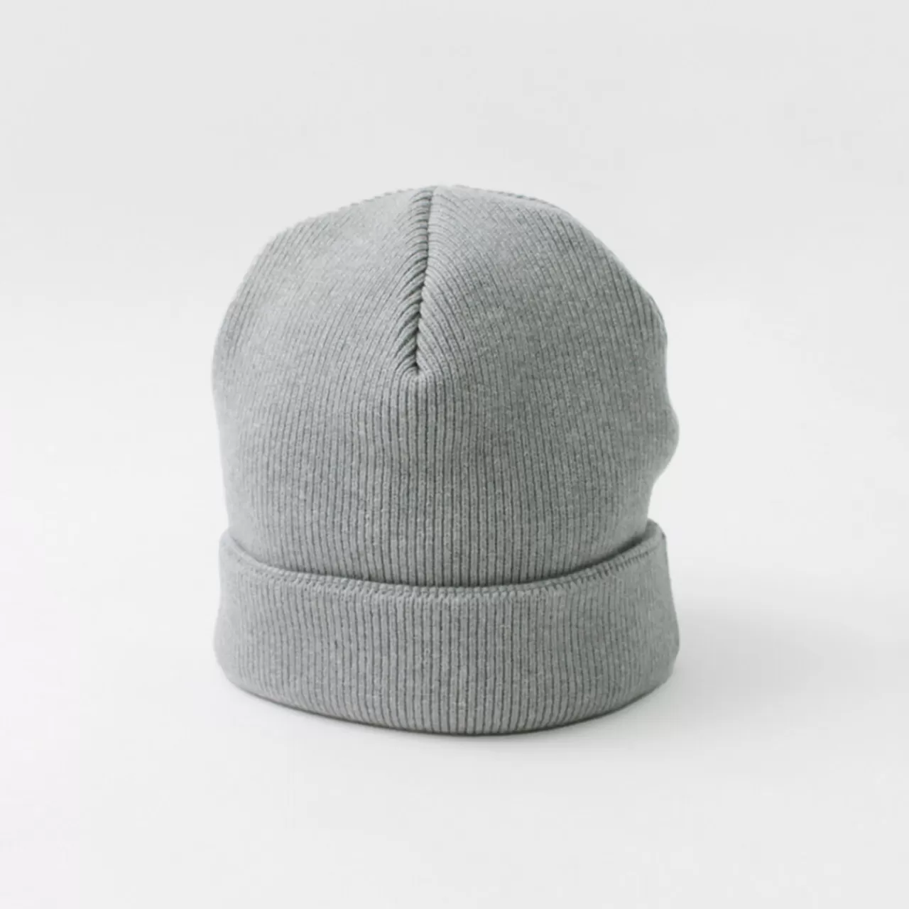 MOC T Hats>Heavy Weight Knit Cap/Men'S/Women'S Knit Cap/Solid Colour/Moukku-Grey/Made In Japan/M09-9491/Heavy Weight Knit Cap Heathergrey