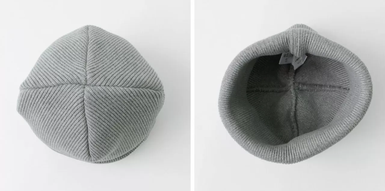 MOC T Hats>Heavy Weight Knit Cap/Men'S/Women'S Knit Cap/Solid Colour/Moukku-Grey/Made In Japan/M09-9491/Heavy Weight Knit Cap Heathergrey