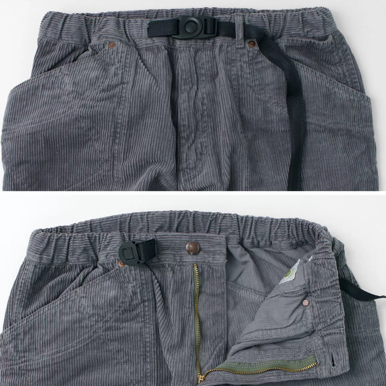 GOHEMP Trousers>Hemp Corduroy Traveler Easy Pants Wide Tapered